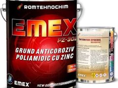 Pachet Grund cu Zinc Epoxy-Poliamidic ?Emex PZ-302? - Gri - Bid. 30 Kg + Bid. 2.10 Kg Intaritor